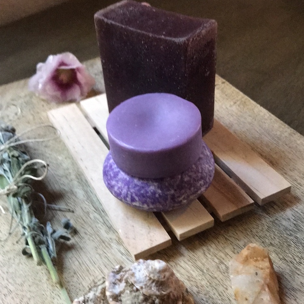 SET OF 3 •Glycerin Bar Soap• Solid Shampoo •Solid Conditioner bar• Damaged Hair - Picture 3 of 5